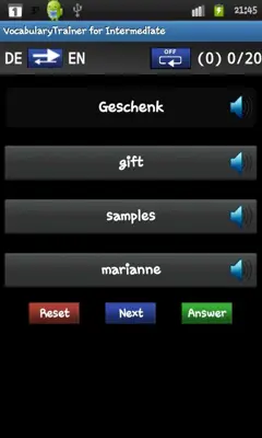 VocabularyTrainer for Intermediate android App screenshot 6